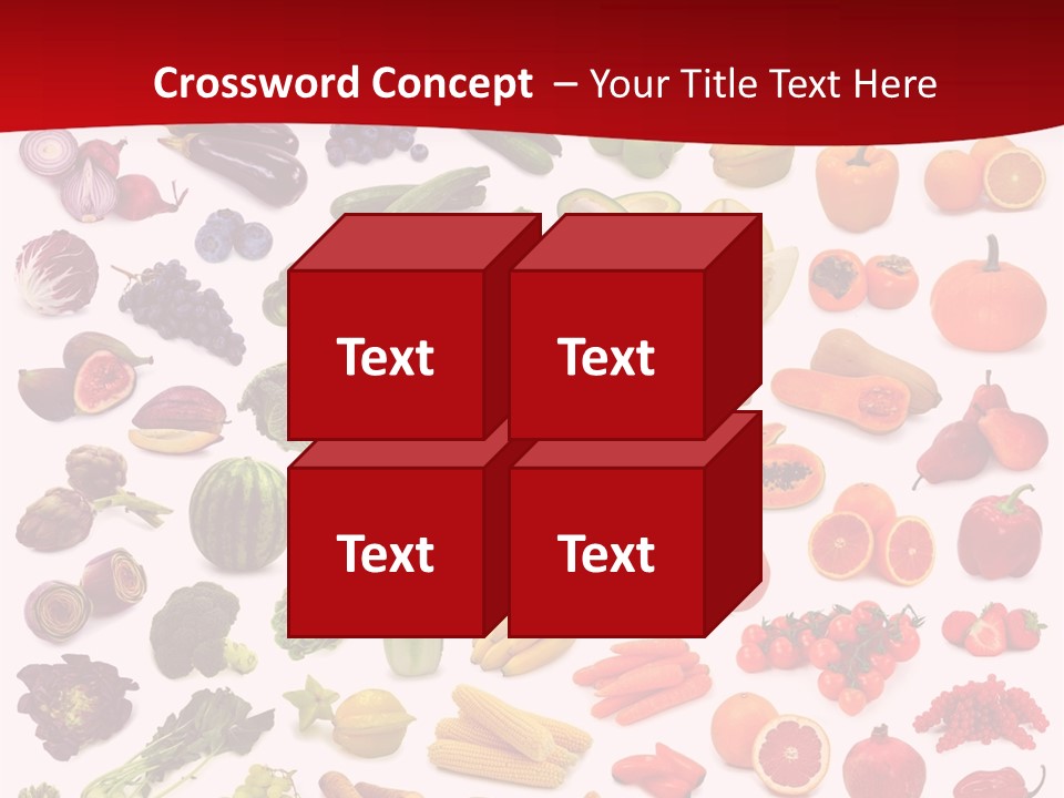 Ripe White Banana PowerPoint Template