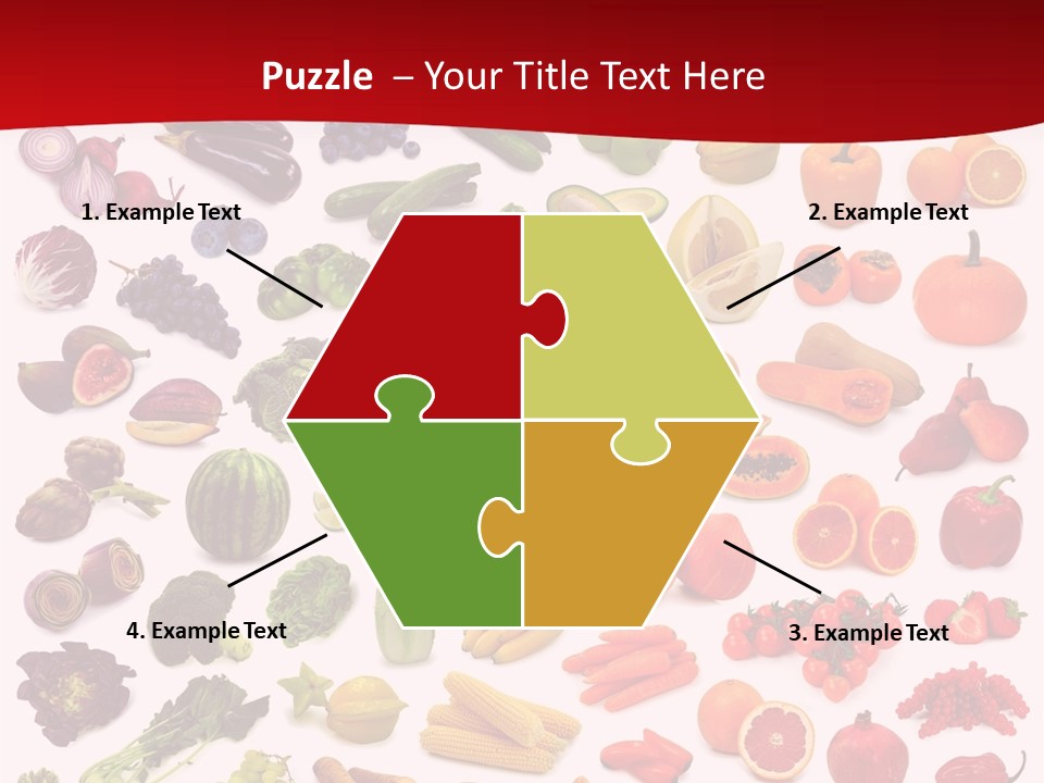 Ripe White Banana PowerPoint Template