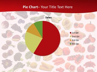 Ripe White Banana PowerPoint Template