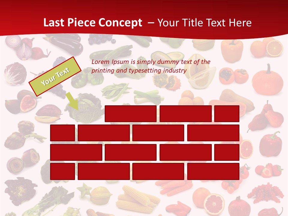 Ripe White Banana PowerPoint Template