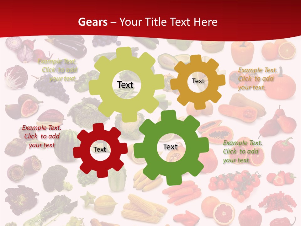 Ripe White Banana PowerPoint Template