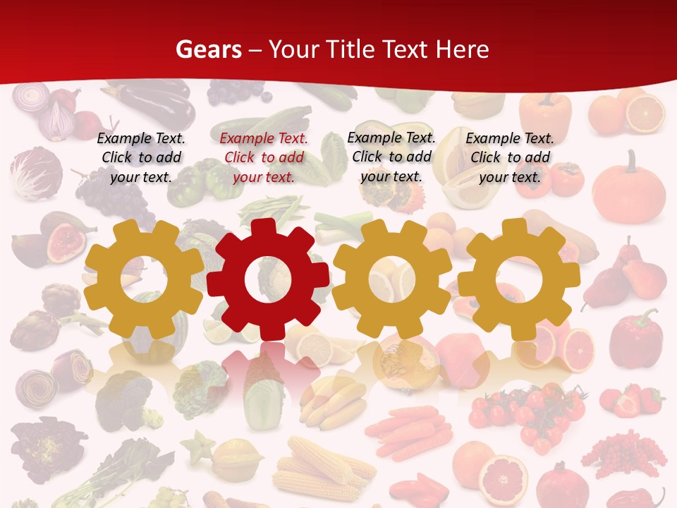 Ripe White Banana PowerPoint Template