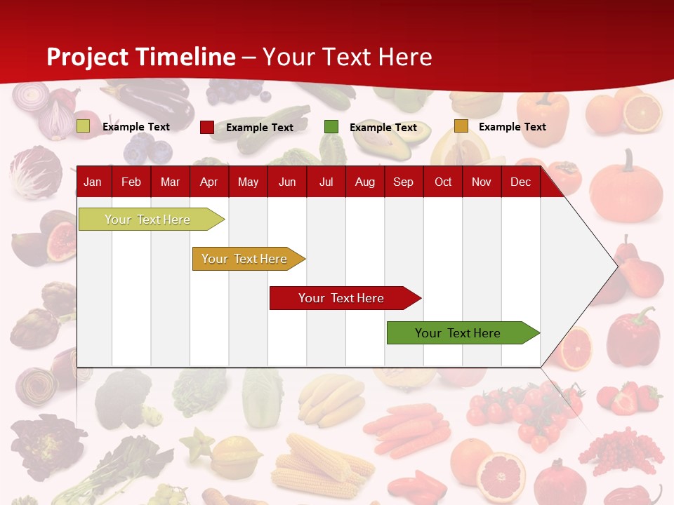Ripe White Banana PowerPoint Template