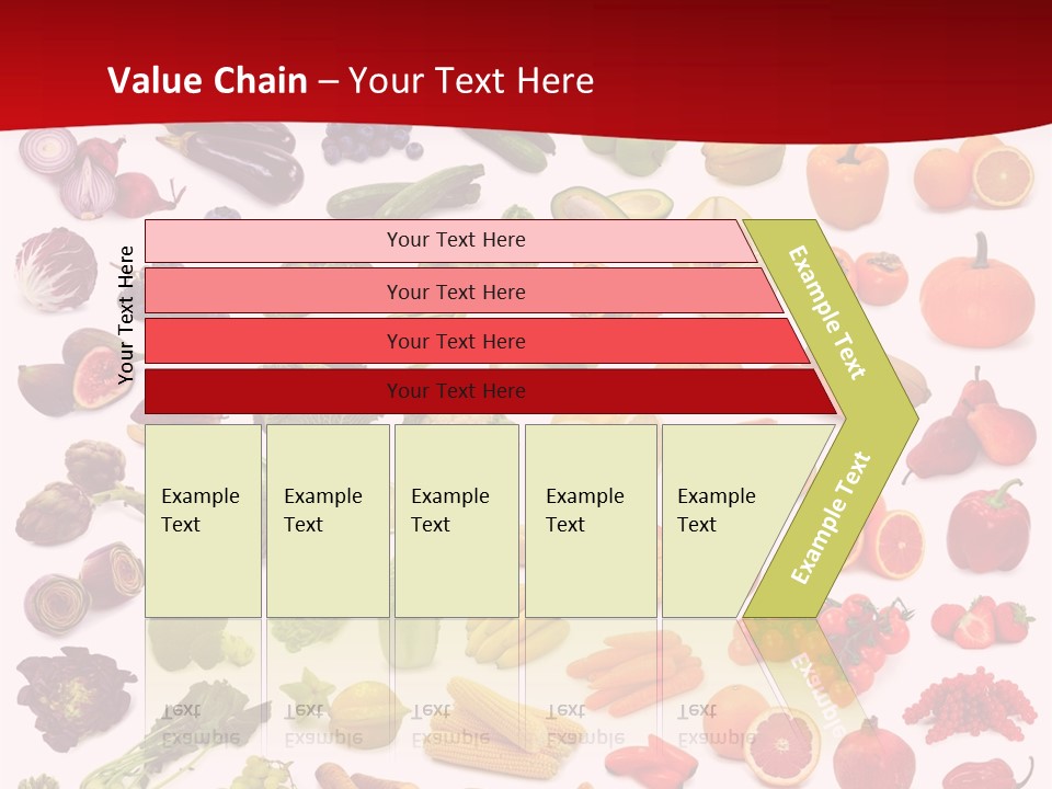 Ripe White Banana PowerPoint Template