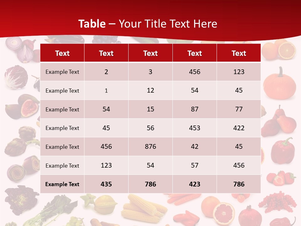 Ripe White Banana PowerPoint Template