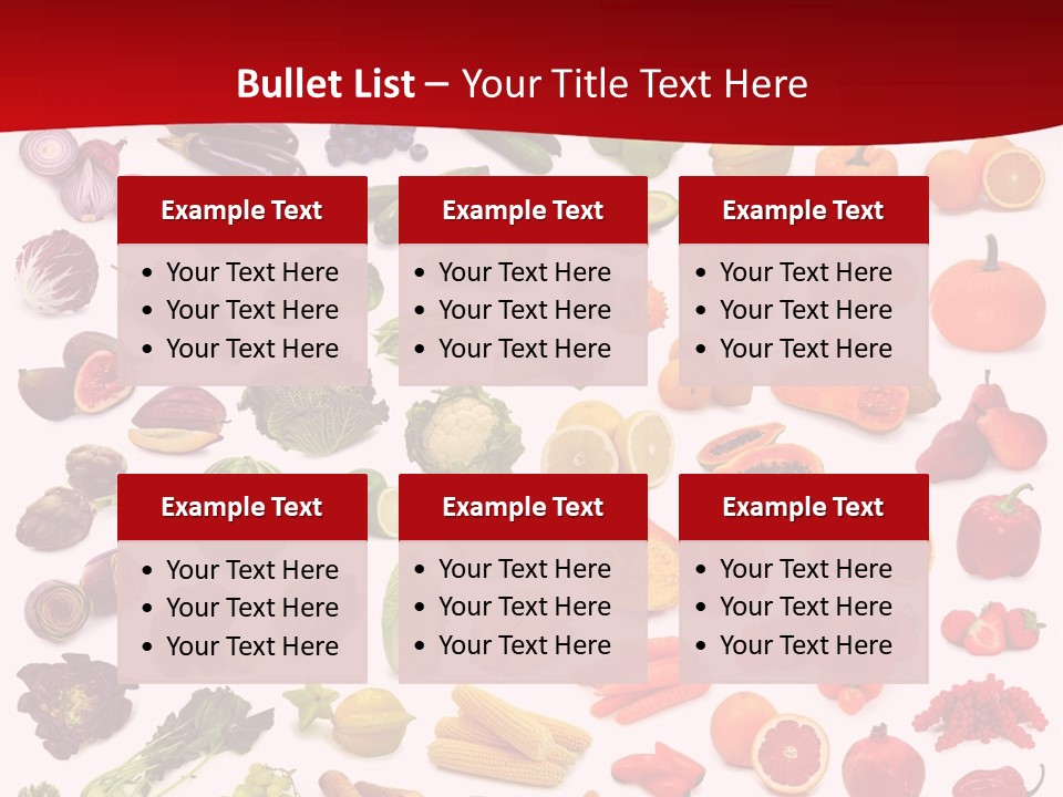 Ripe White Banana PowerPoint Template