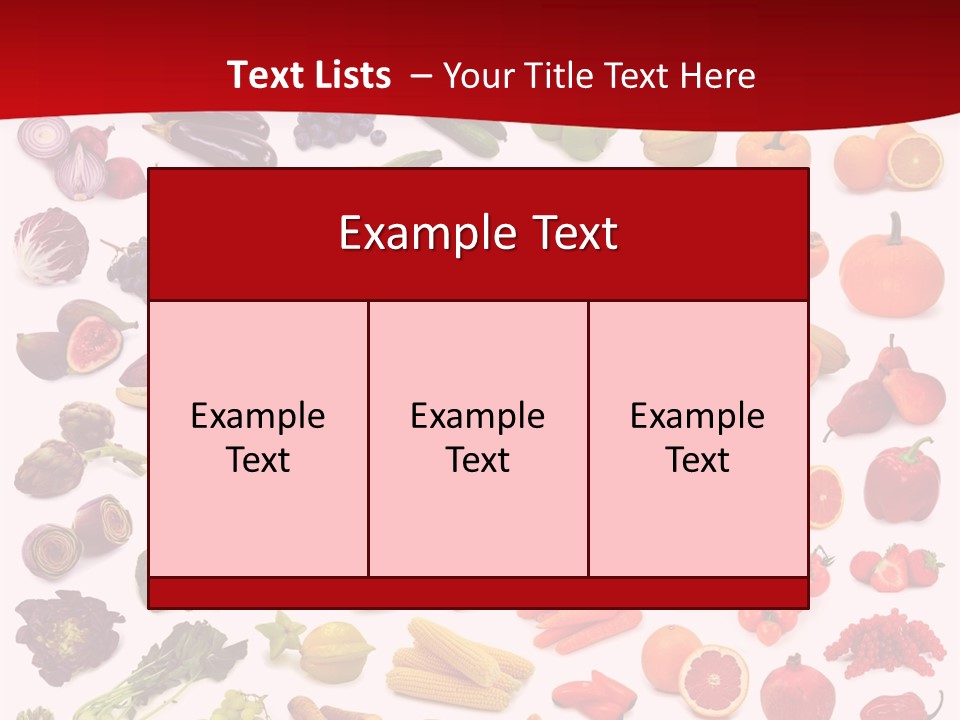 Ripe White Banana PowerPoint Template