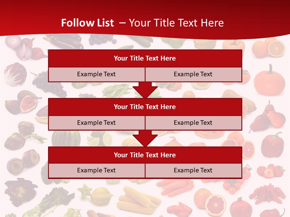 Ripe White Banana PowerPoint Template