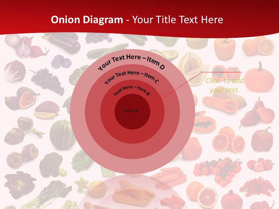 Ripe White Banana PowerPoint Template