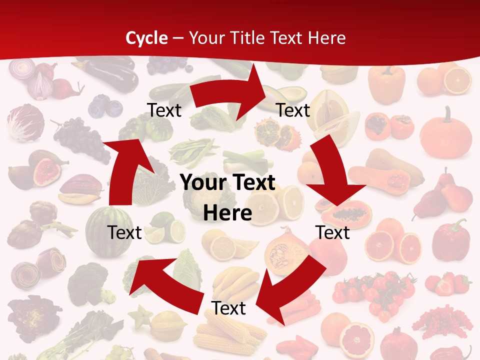 Ripe White Banana PowerPoint Template