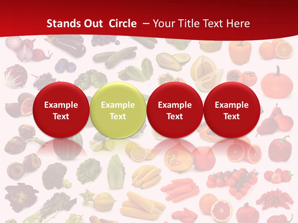 Ripe White Banana PowerPoint Template