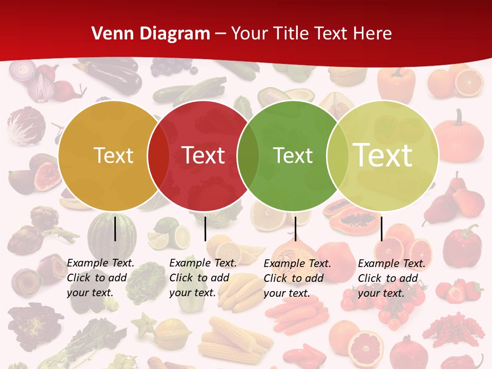 Ripe White Banana PowerPoint Template