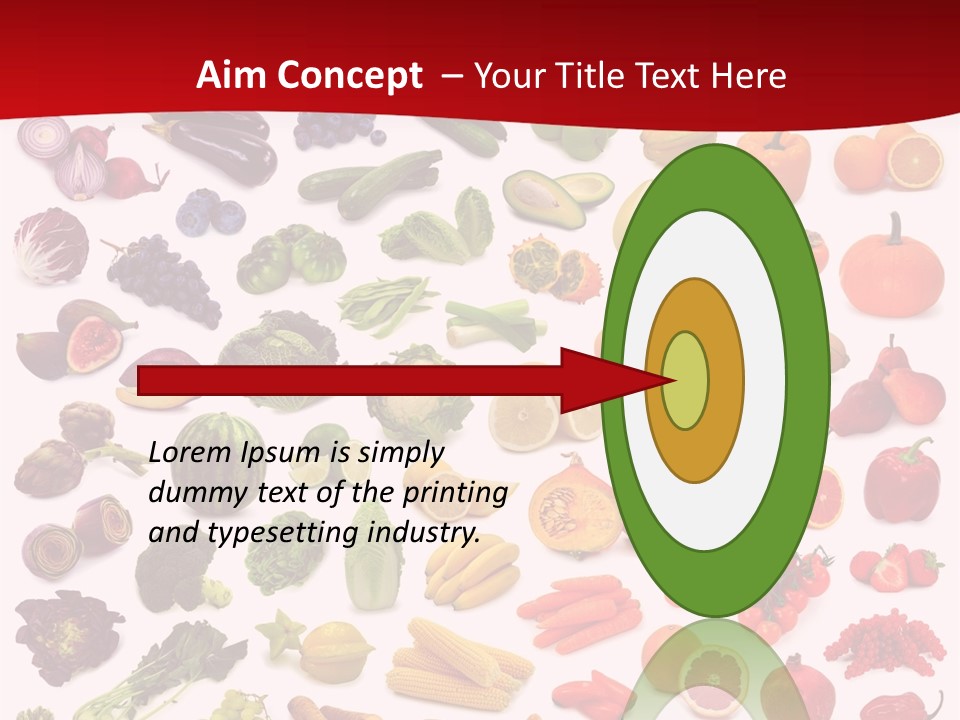 Ripe White Banana PowerPoint Template