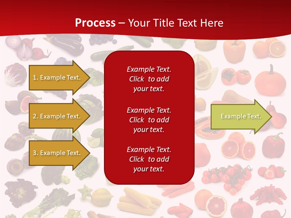 Ripe White Banana PowerPoint Template