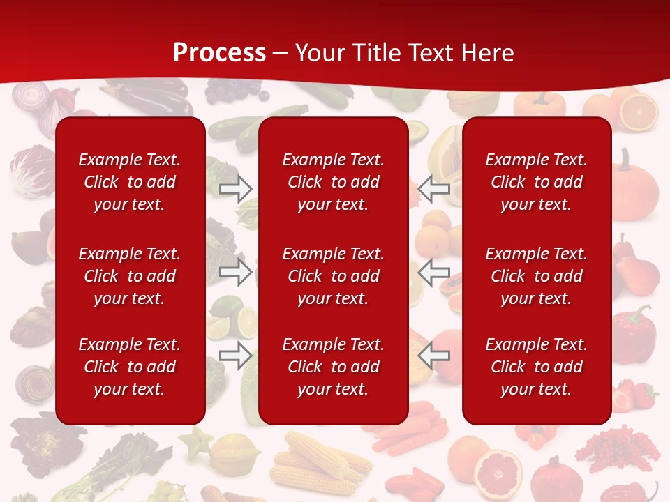 Ripe White Banana PowerPoint Template