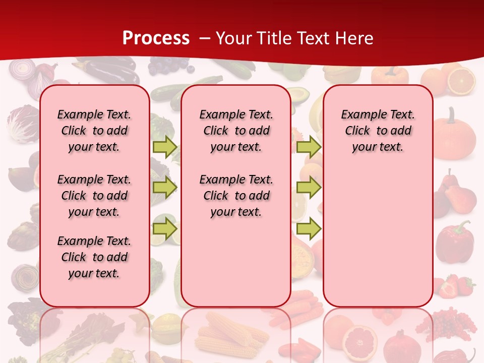 Ripe White Banana PowerPoint Template