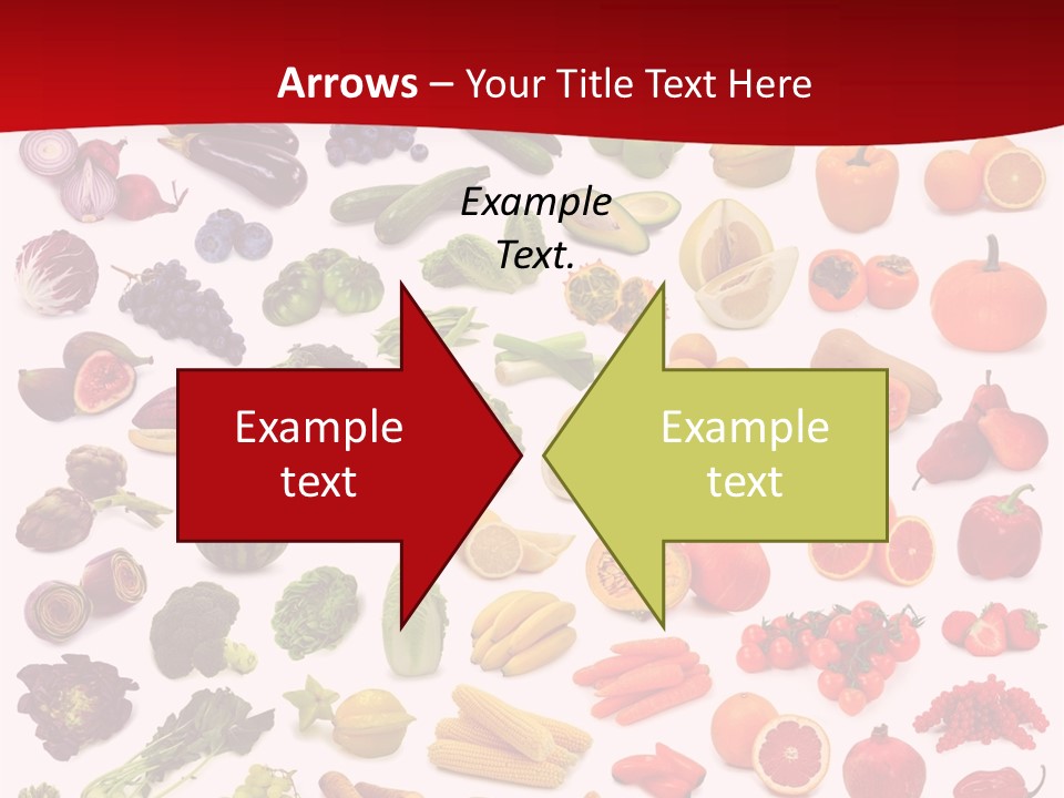 Ripe White Banana PowerPoint Template