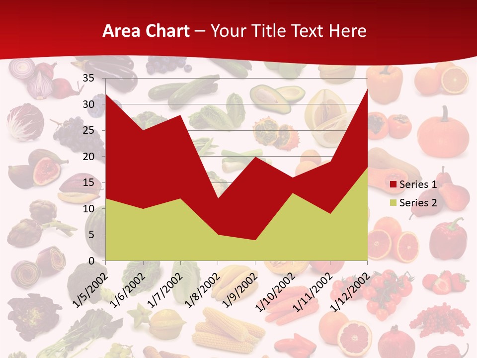 Ripe White Banana PowerPoint Template