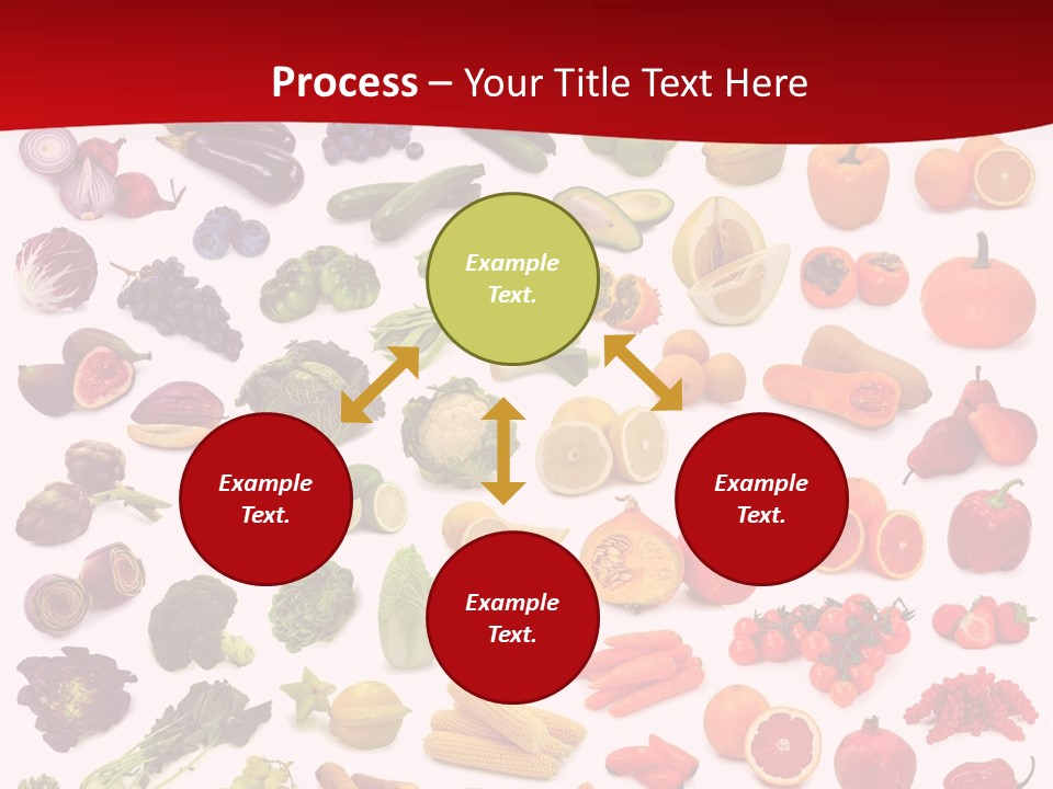Ripe White Banana PowerPoint Template