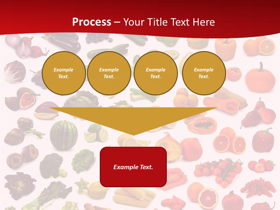 Ripe White Banana PowerPoint Template