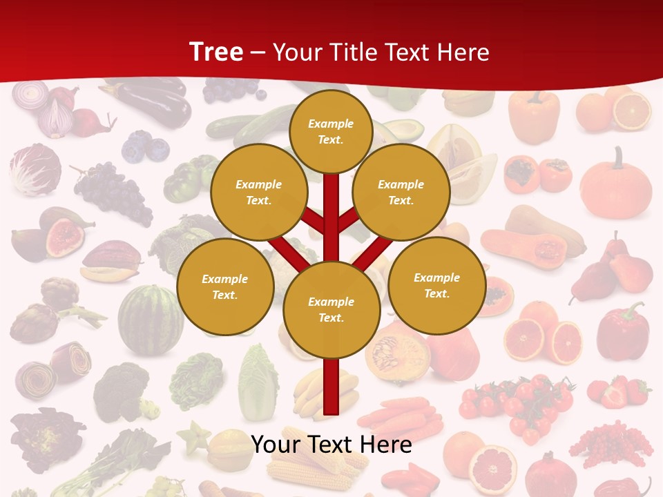 Ripe White Banana PowerPoint Template