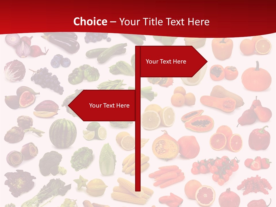 Ripe White Banana PowerPoint Template