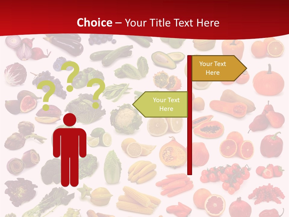 Ripe White Banana PowerPoint Template