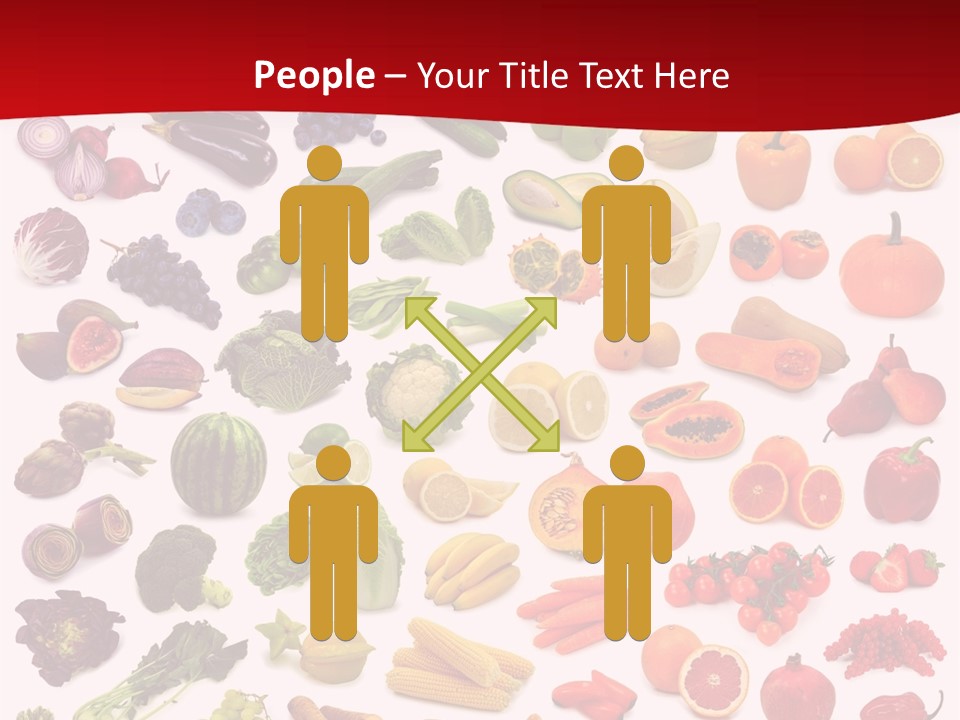 Ripe White Banana PowerPoint Template