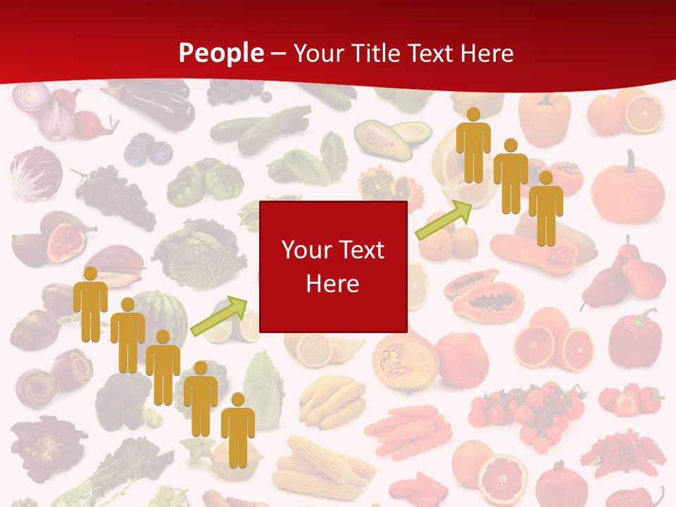 Ripe White Banana PowerPoint Template