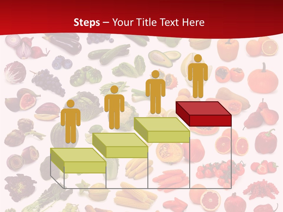 Ripe White Banana PowerPoint Template