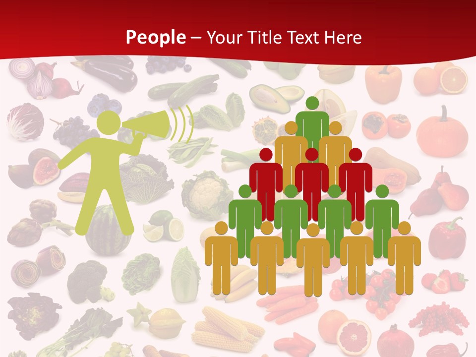 Ripe White Banana PowerPoint Template