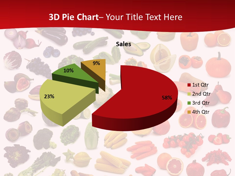 Ripe White Banana PowerPoint Template