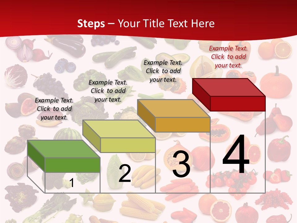 Ripe White Banana PowerPoint Template