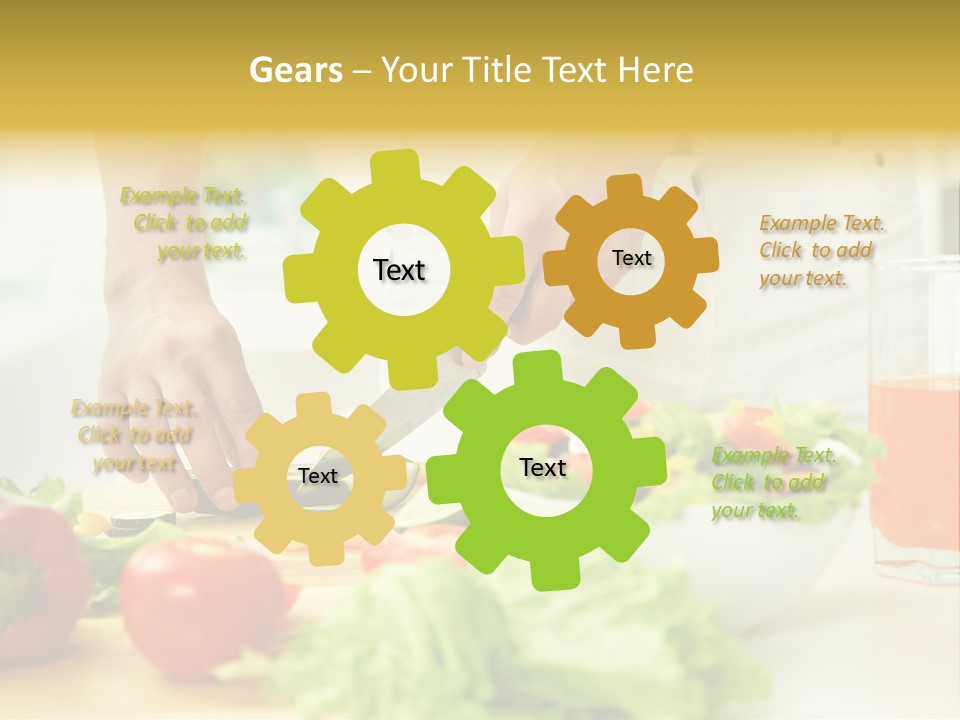 Red Masculine Delicious PowerPoint Template