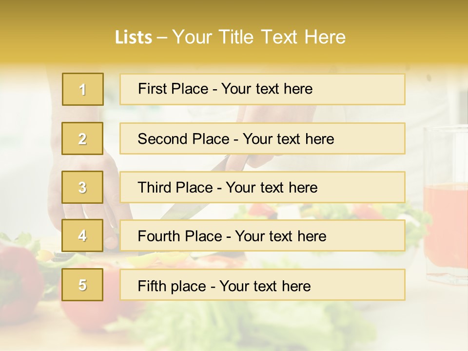 Red Masculine Delicious PowerPoint Template