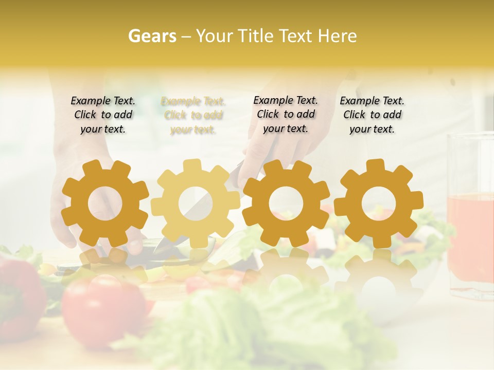 Red Masculine Delicious PowerPoint Template