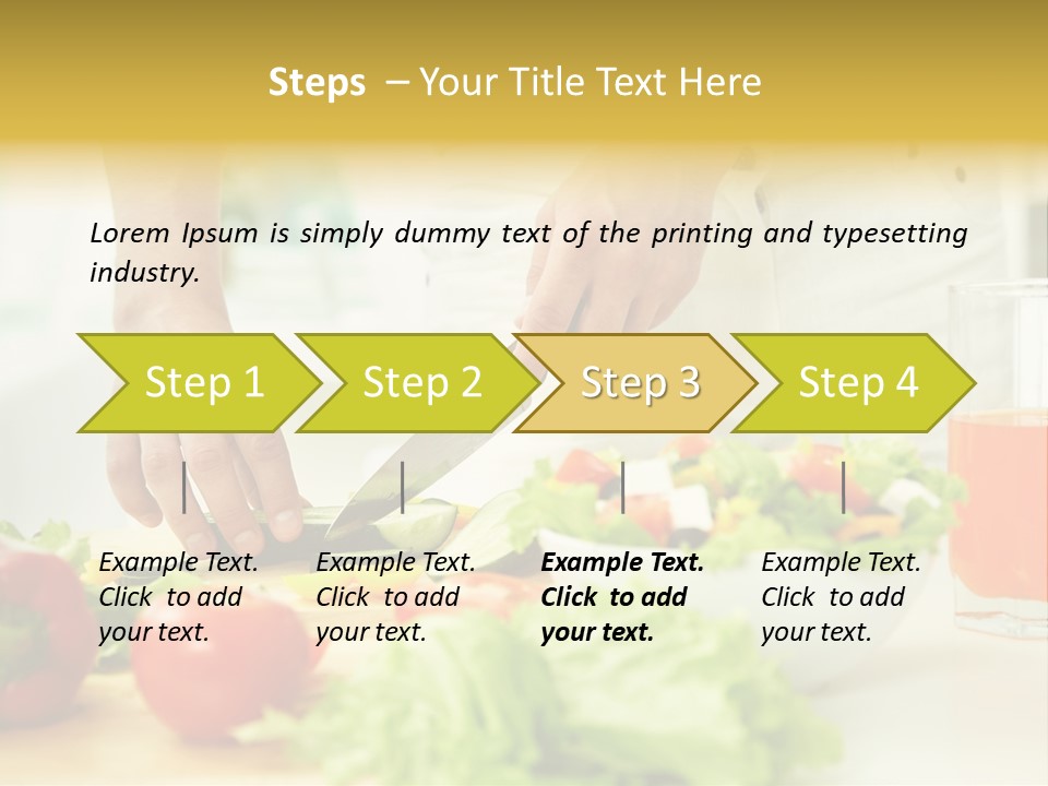 Red Masculine Delicious PowerPoint Template