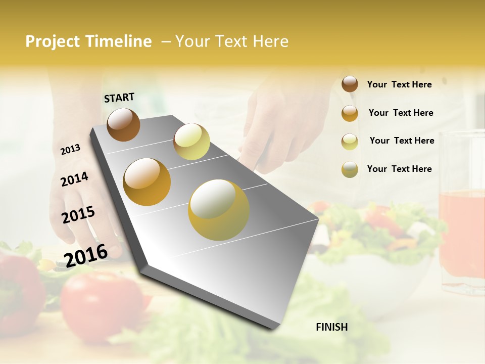 Red Masculine Delicious PowerPoint Template