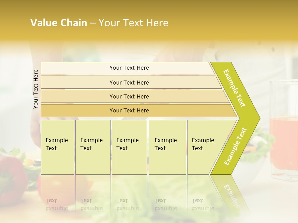 Red Masculine Delicious PowerPoint Template