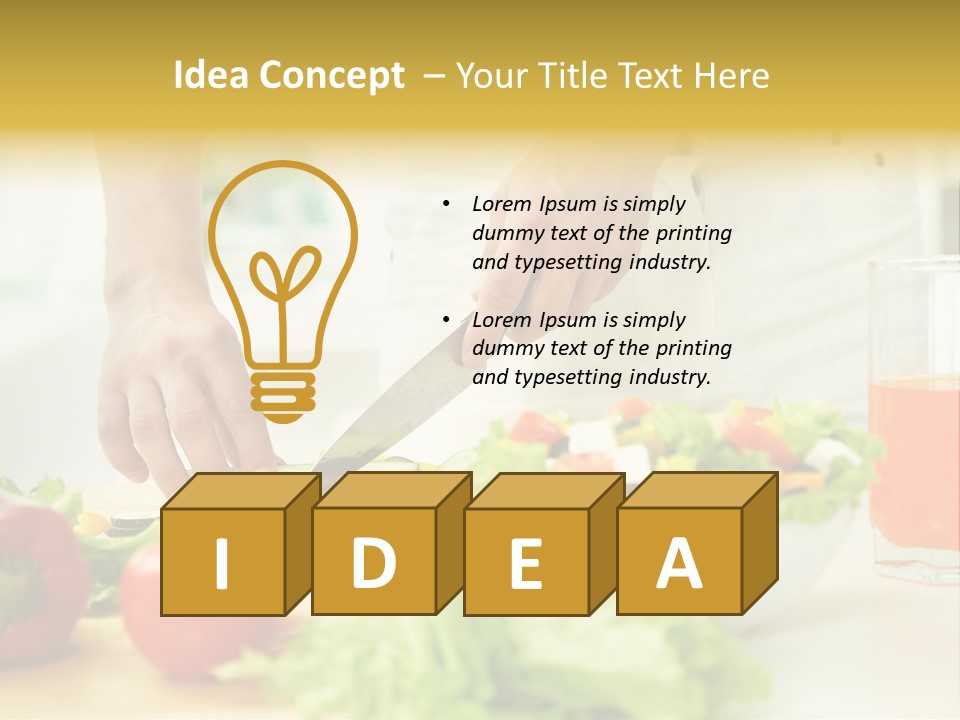 Red Masculine Delicious PowerPoint Template