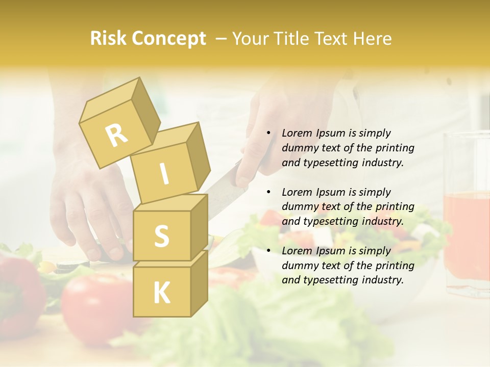 Red Masculine Delicious PowerPoint Template