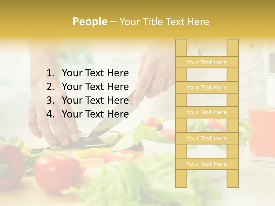 Red Masculine Delicious PowerPoint Template