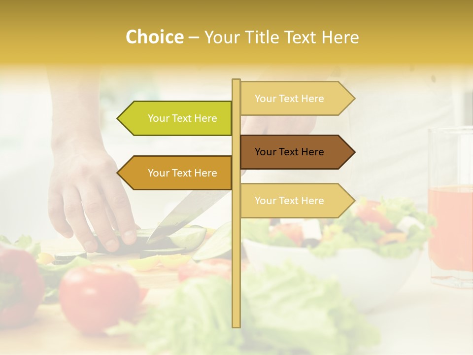 Red Masculine Delicious PowerPoint Template