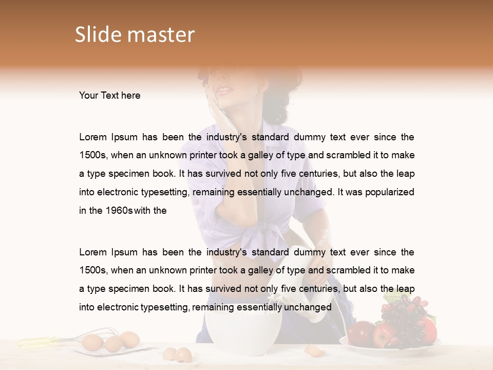 One To Eat Mixer PowerPoint Template