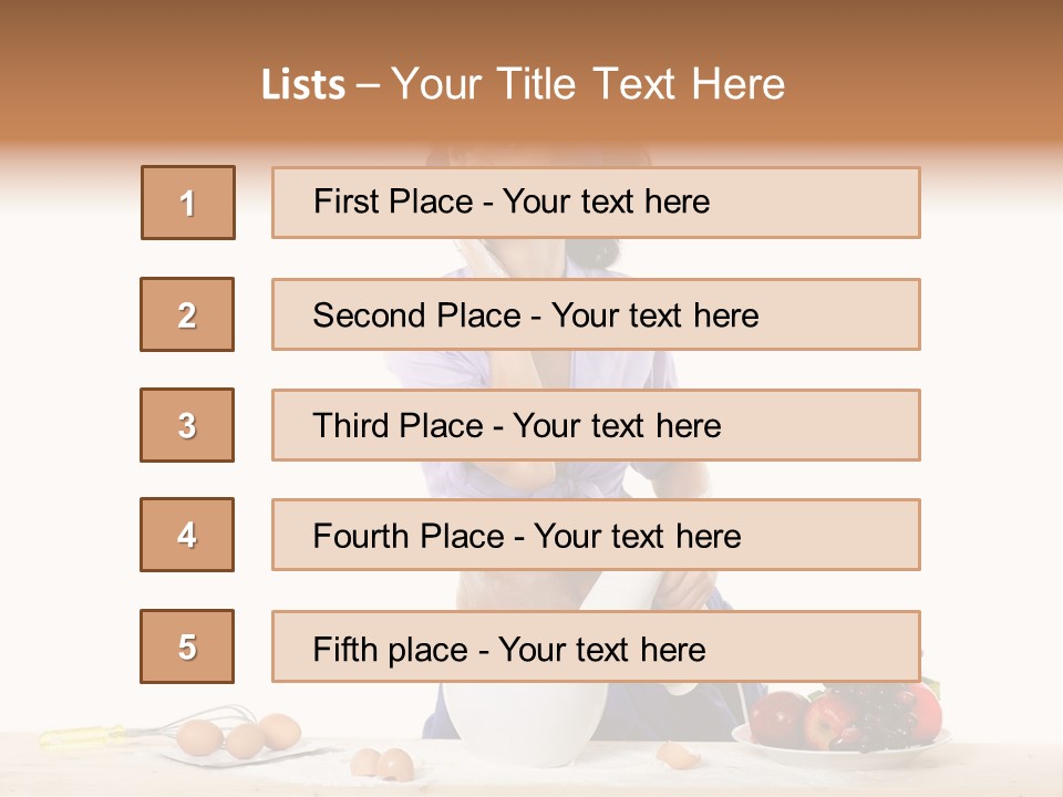 One To Eat Mixer PowerPoint Template