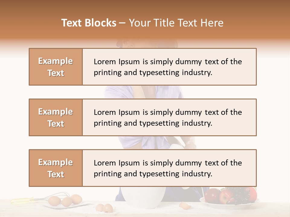 One To Eat Mixer PowerPoint Template