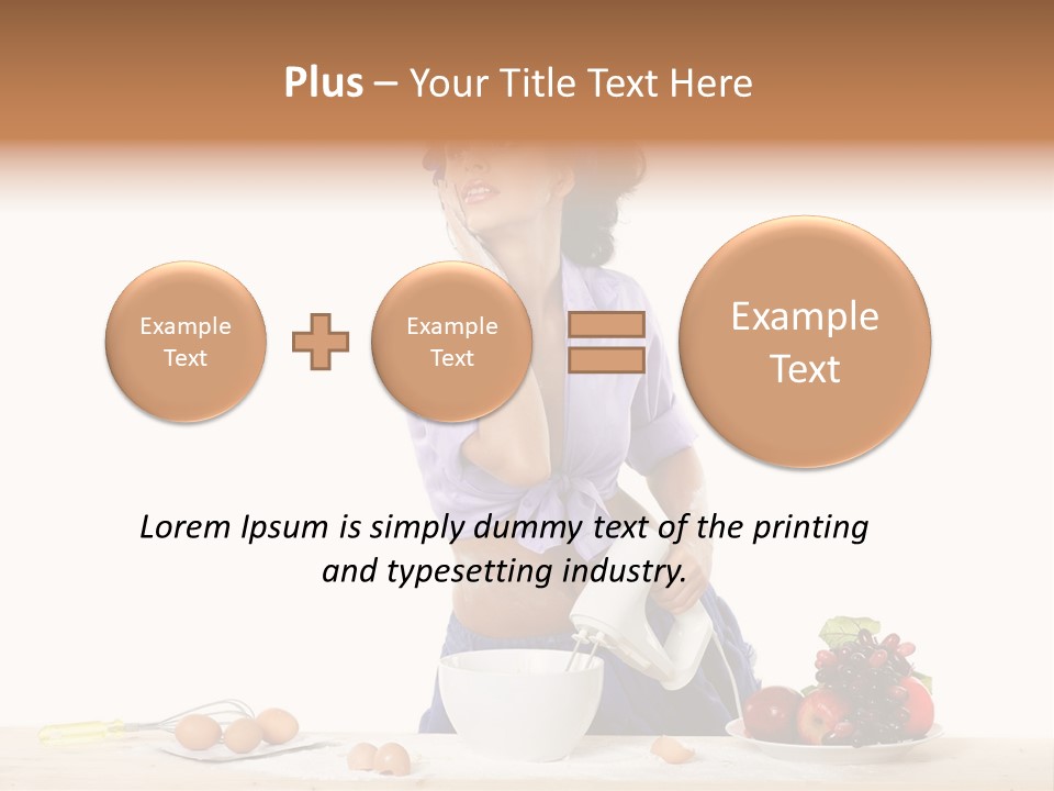 One To Eat Mixer PowerPoint Template