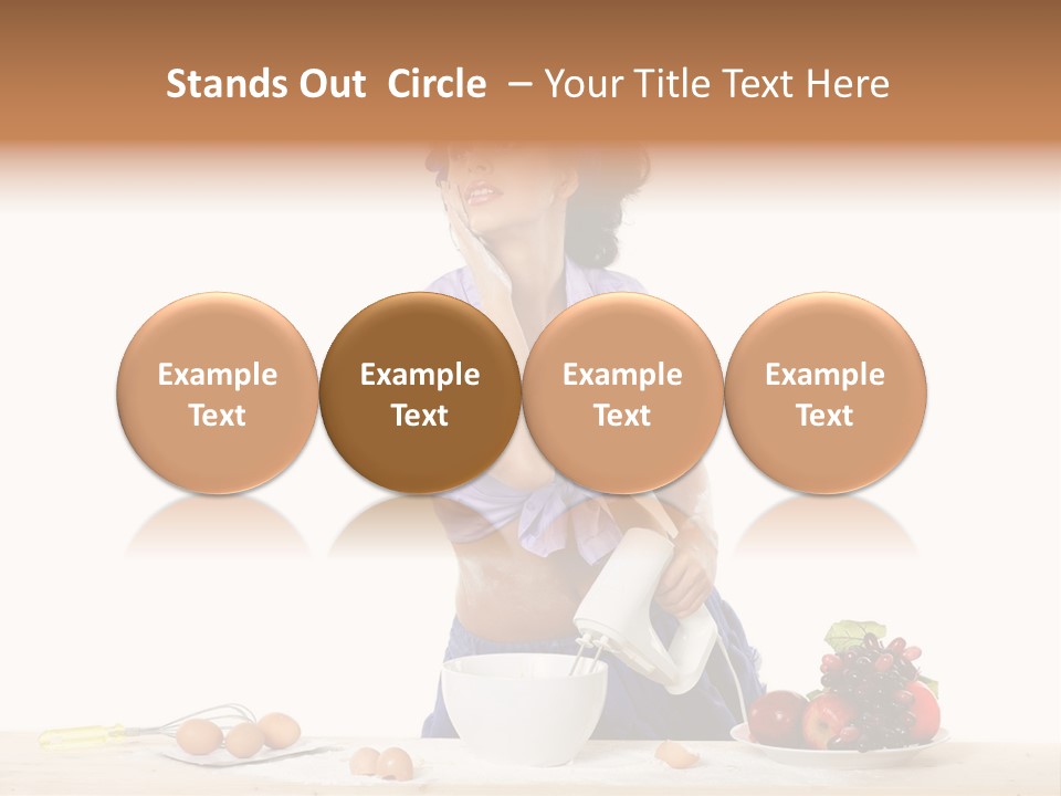 One To Eat Mixer PowerPoint Template