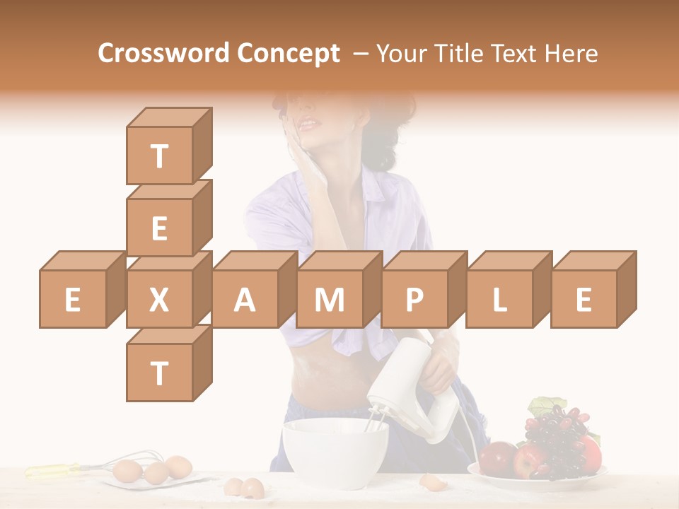 One To Eat Mixer PowerPoint Template