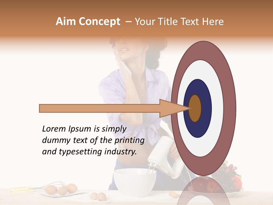 One To Eat Mixer PowerPoint Template